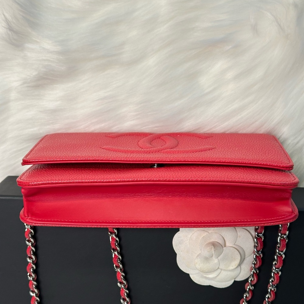 Chanel Caviar Leather Small Flap Bag with Chain - Picture 7 of 17